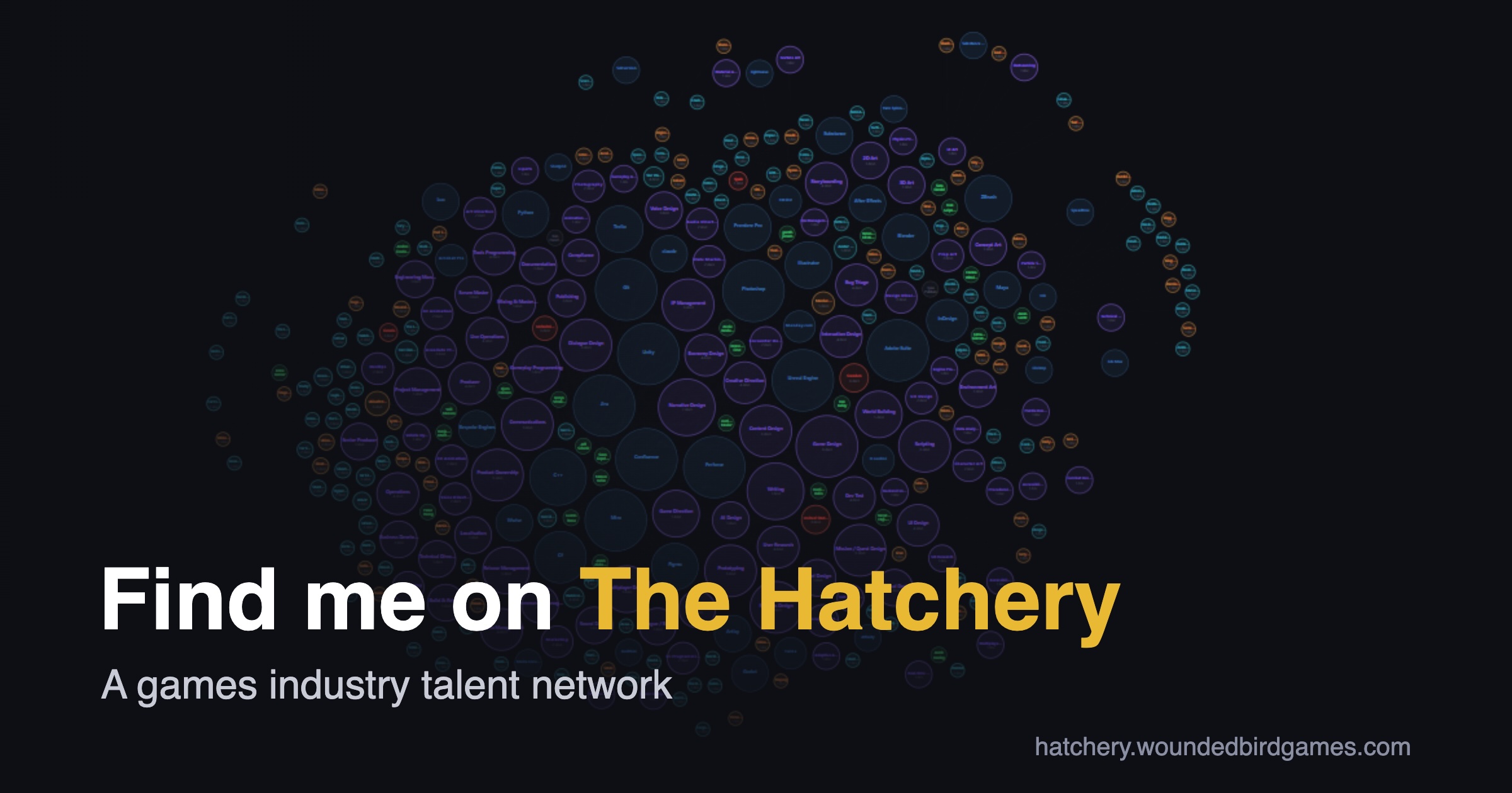 A Hatchery profile share card as it appears when posted to LinkedIn or Slack.
